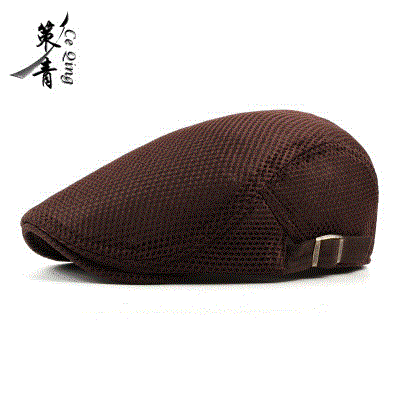 Unisex Mesh Flat Beret Cap - Summer Golf Driving Sun Protection