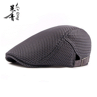 Unisex Mesh Flat Beret Cap - Summer Golf Driving Sun Protection