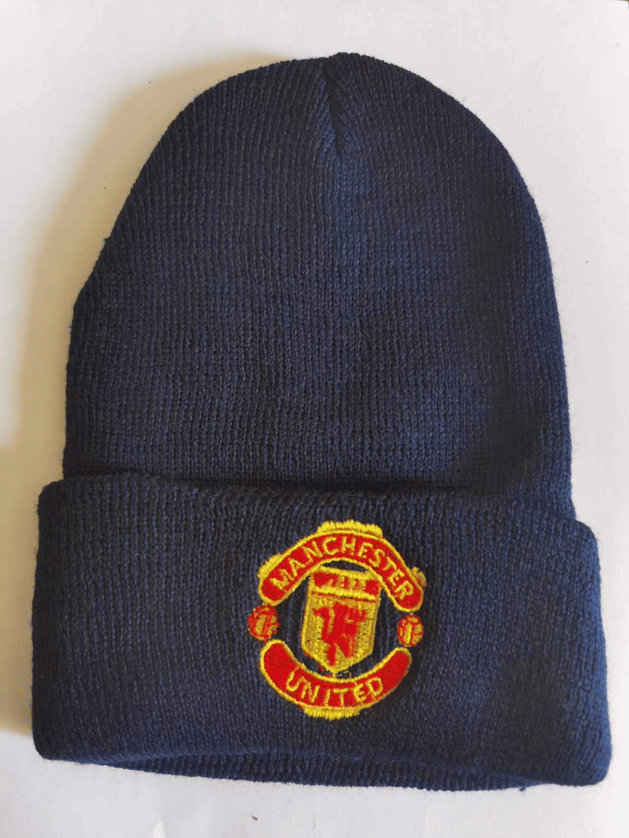 Manchester United C. Ronaldo Fan Embroidered Knitted Wool Beanie Winter Hat