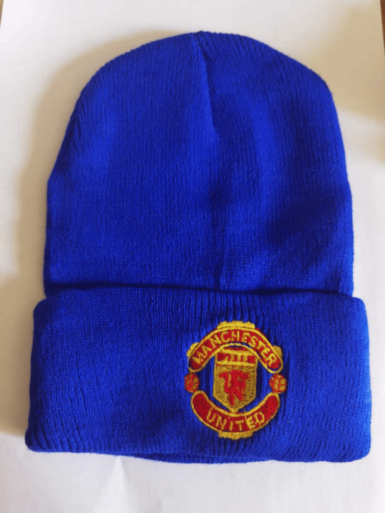Manchester United C. Ronaldo Fan Embroidered Knitted Wool Beanie Winter Hat