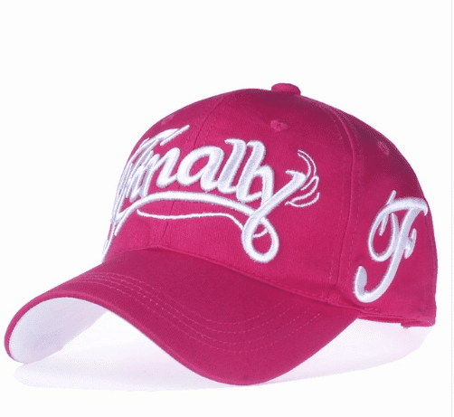100% Cotton Snapback Baseball Cap Adjustable Embroidered Letter Design
