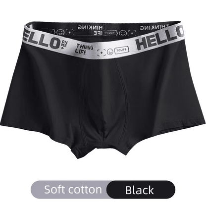 4-Pack Men's Cotton Graphene Boxer Briefs - Bacteriostat Youth Performance Underwear