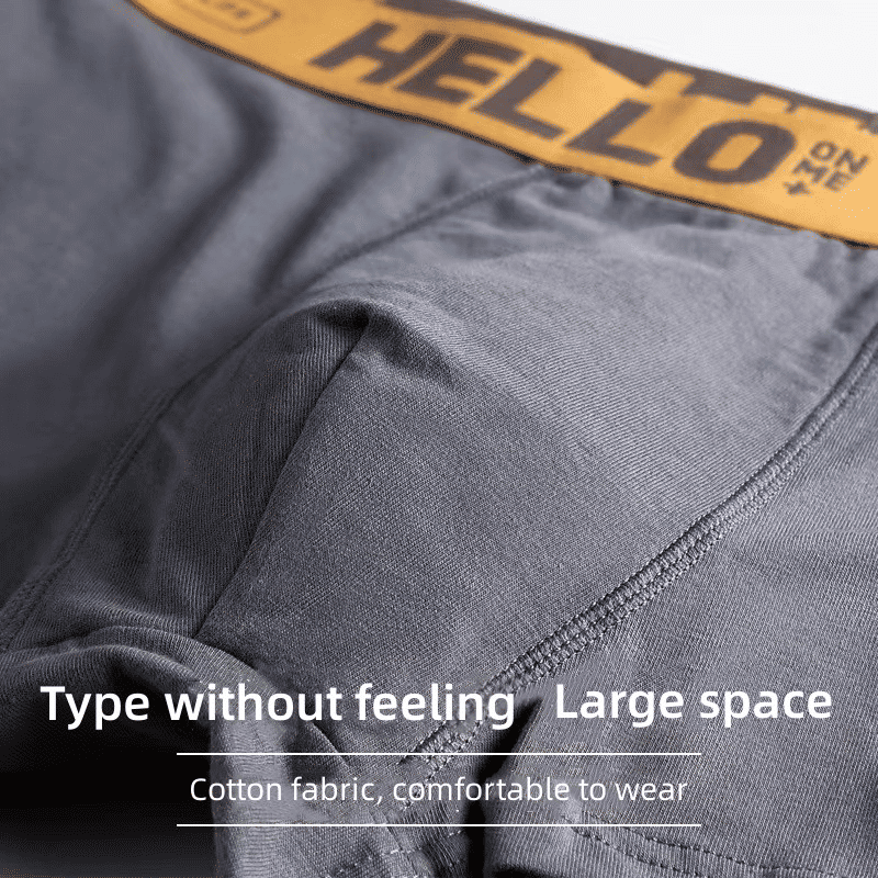 4-Pack Men's Cotton Graphene Boxer Briefs - Bacteriostat Youth Performance Underwear