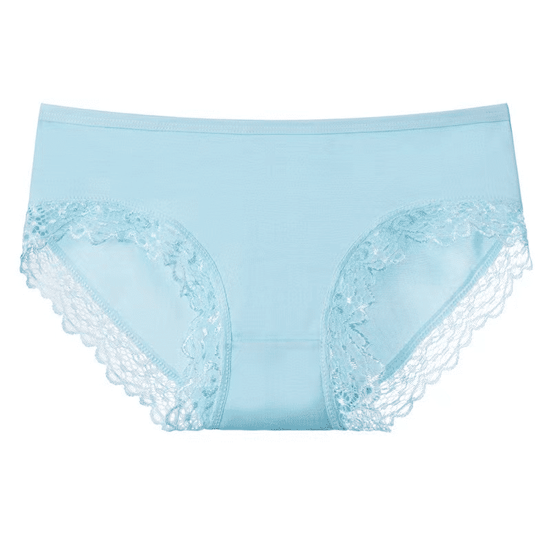 Ultimate Comfort 4 Pack Milk Silk Lace Panties for Women - Soft & Breathable