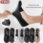 7-Pack Men's Ice Silk Invisible Boat Socks: Anti-Slip, Deodorizing, Casual