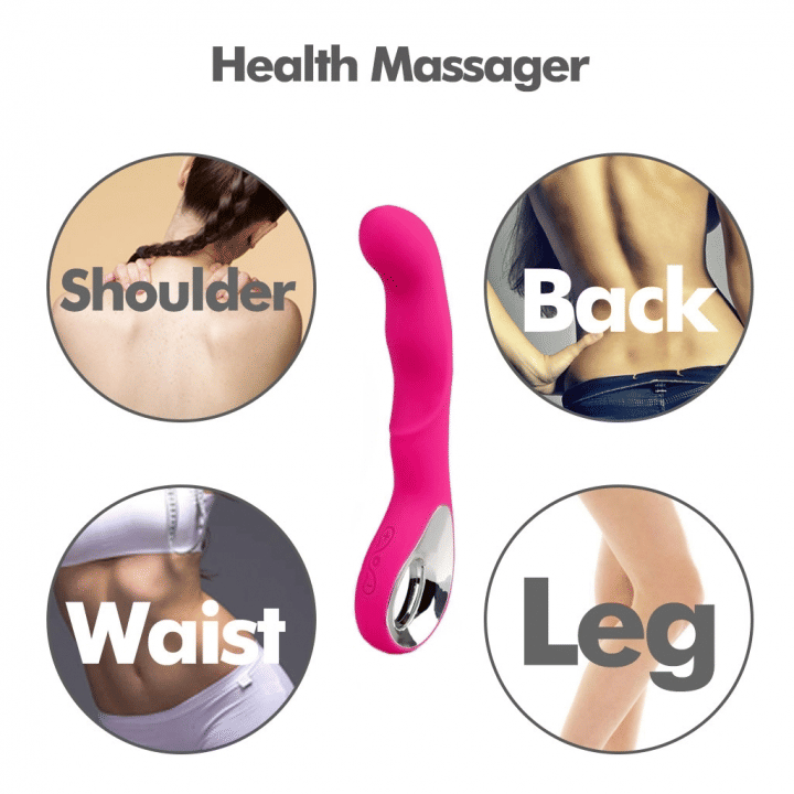 RUNSONE USB Rechargeable G-Spot Vibrator Wand - 10 Frequencies for Women