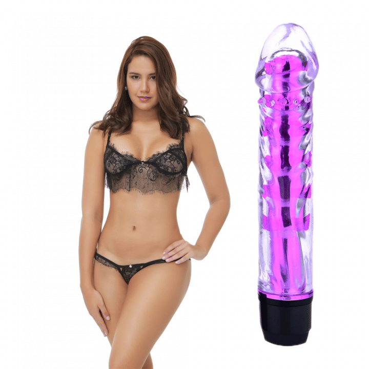 Waterproof Powerful G-Spot Vibrator Compact Silicone Dildo Adult Toy for Women