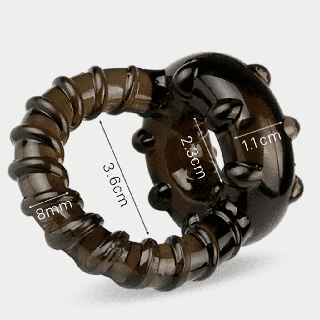 RUNSONE Elastic Silicone Cock Ring for Men - Enhance Performance & Pleasure