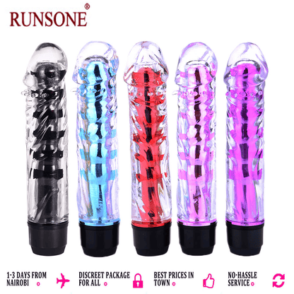 Waterproof Powerful G-Spot Vibrator Compact Silicone Dildo Adult Toy for Women