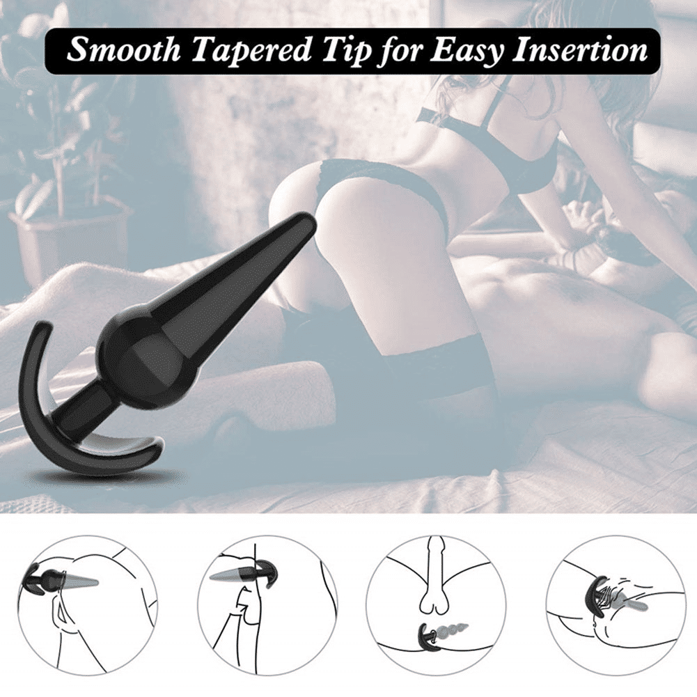 Premium 4-Piece Silicone Anal Plug Trainer Kit for Enhanced Sensuality