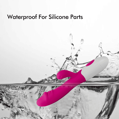 Womens Upgraded Dual Motor G-Spot Silicone Vibrator – Powerful Quiet Clit Stimulator