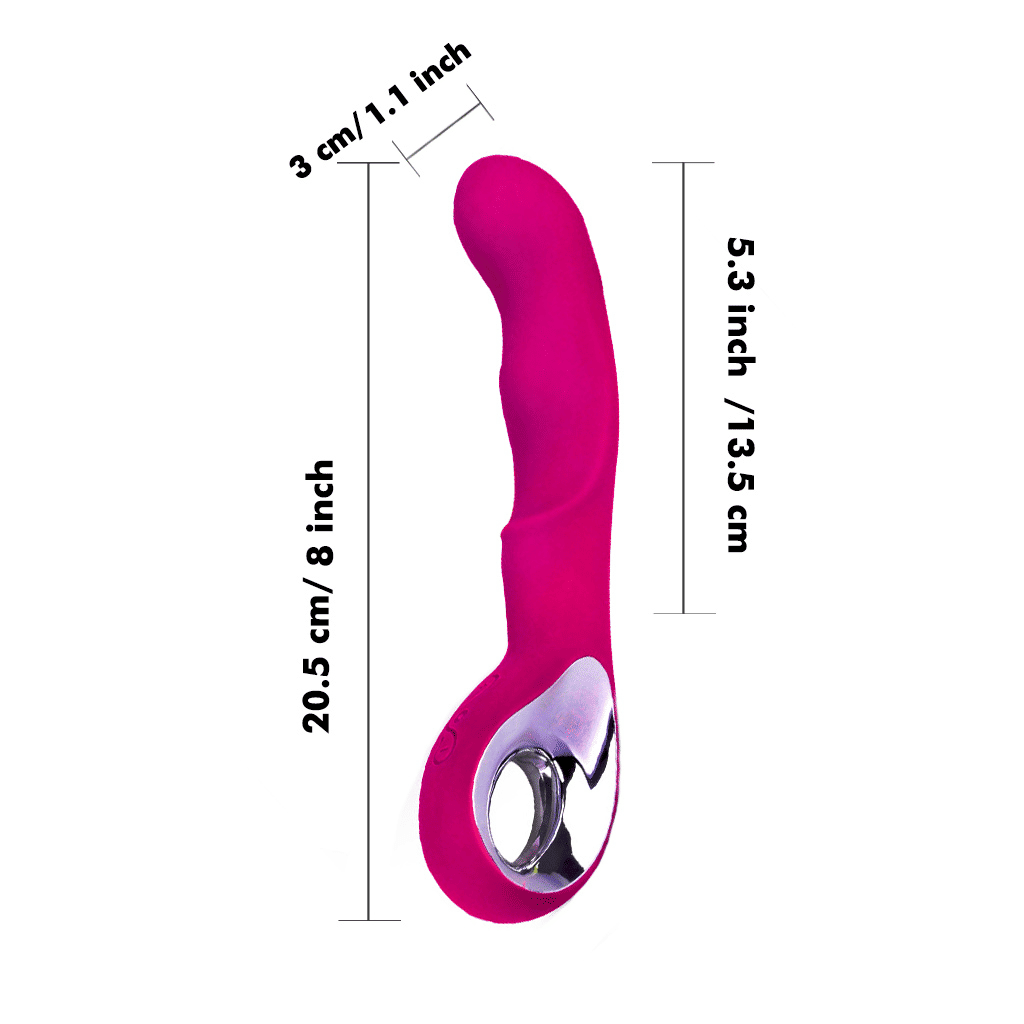 RUNSONE USB Rechargeable G-Spot Vibrator Wand - 10 Frequencies for Women