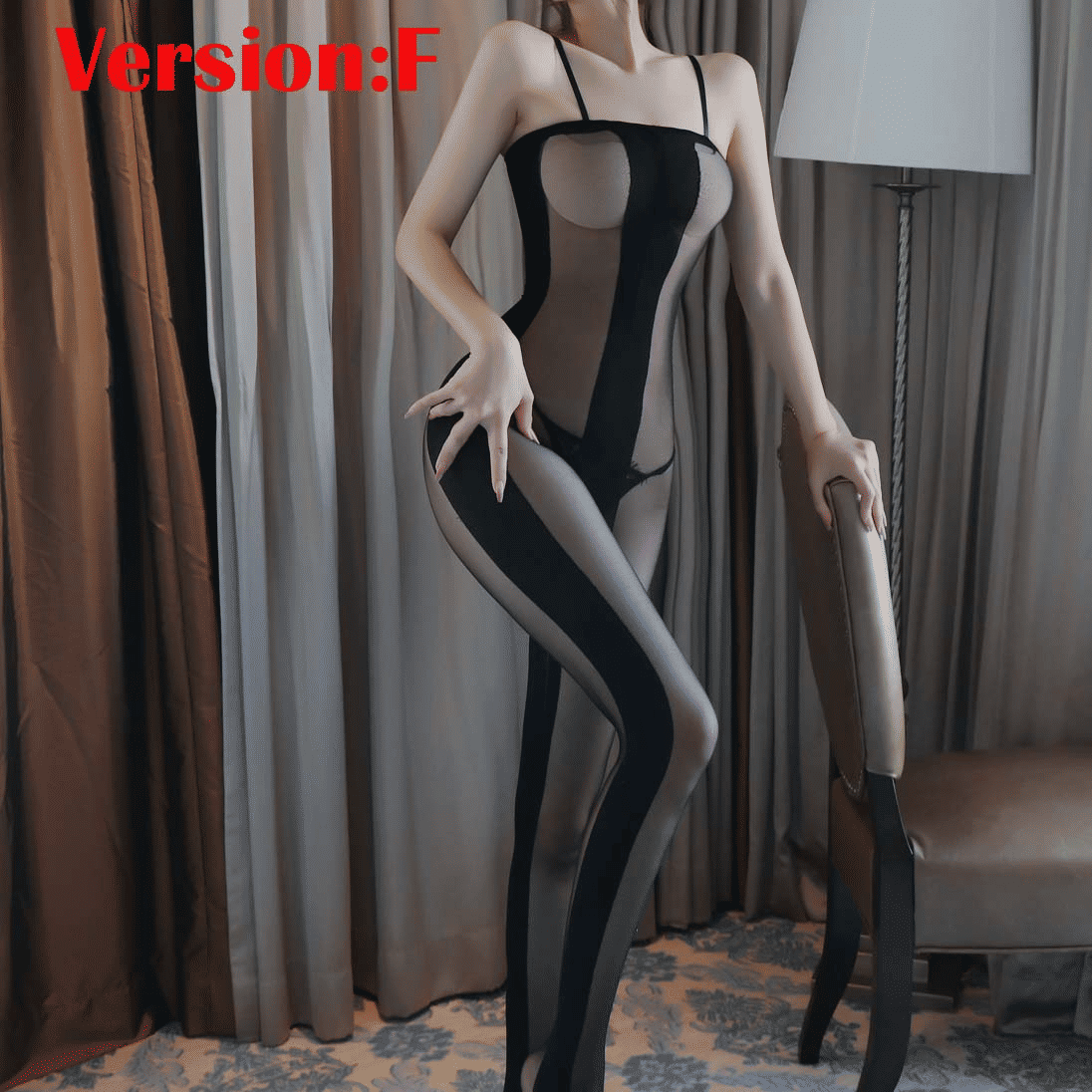 Alluring Women's Sexy Crotchless Fishnet Bodystocking Lingerie - 9 Styles, Plus Size