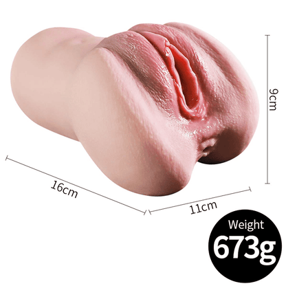 Realistic 3D Lifelike Vagina Ass Male Masturbator Cup Stroker Pocket Love Doll