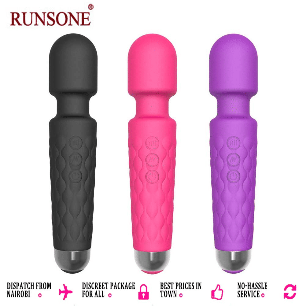 Rechargeable Cordless Wand Massager: Powerful, Waterproof, Body-Safe Silicone Stimulator