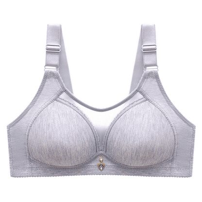 Plus-Size Wireless Push-Up Anti-Sagging Bra with Ultimate Comfort & Support