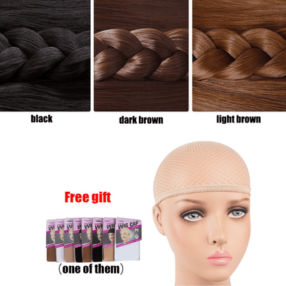 Premium Long Straight Synthetic Wigs for Women - Natural Look Hair