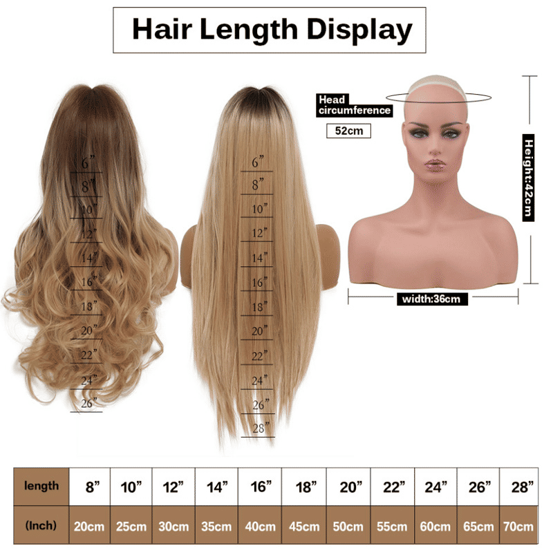 Premium 24-inch Corn Curly Wave Ponytail Hair Extension for Black Women