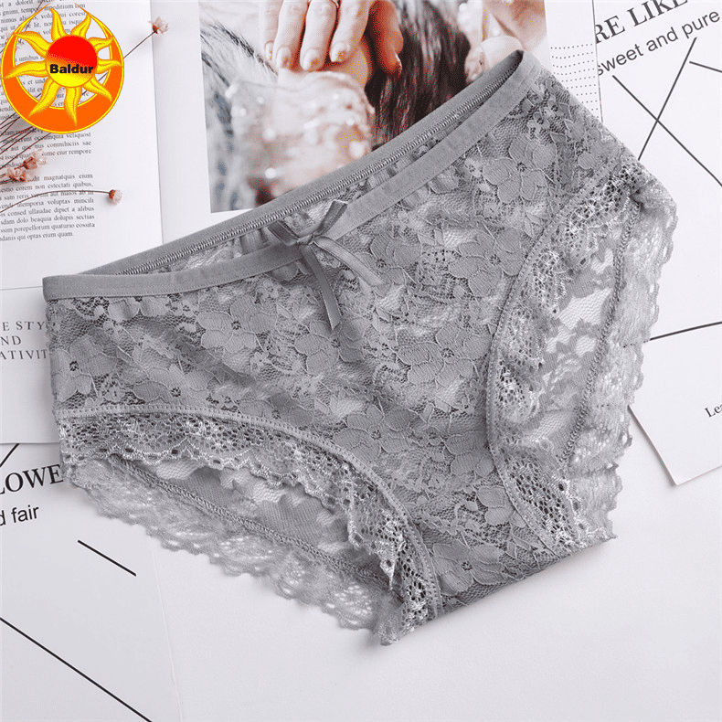 Baldur 10-Pack Women's Lace Low-Waist Briefs Multi-Color Underwear Lingerie Panties