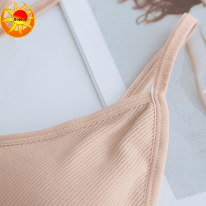 Baldur 3PC Women's Seamless Threaded Sports Bra, No Steel Ring, Multi-Color Pack, Free Size