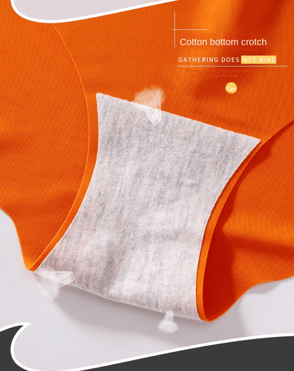 Baldur 5-Pack Women's Seamless Ice Silk Quick-Dry Panties - Comfy, Invisible Briefs