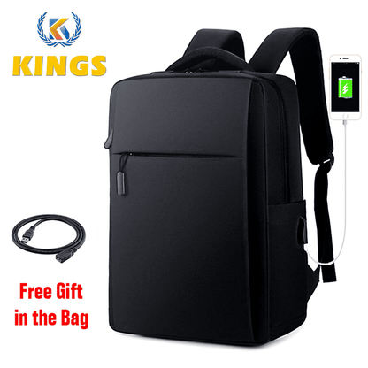 Premium Anti-Theft 16-inch Laptop Backpack with USB Charging Port for Business & Travel