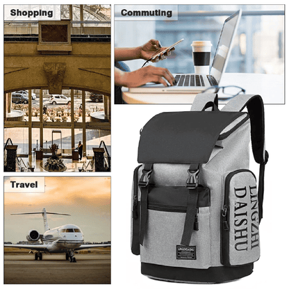 Large Capacity Men's Backpack: Outdoor Travel, Business Commute, Laptop Rucksack