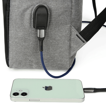 Spacious 15.6-inch Laptop Backpack with USB Charging Port & Large Capacity