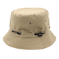 Unisex Outdoor Sun Protection Bucket Hat - Casual Beige Fisherman Style