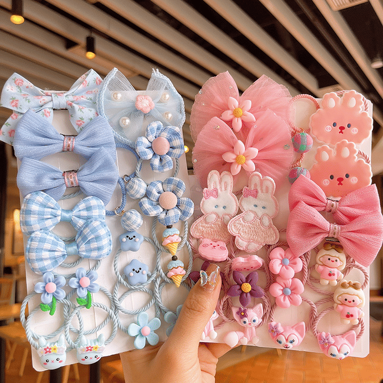 Cute Bling Candy Color Elastic Hair Ties for Girls, Toddlers, Kids