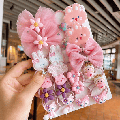 Cute Bling Candy Color Elastic Hair Ties for Girls, Toddlers, Kids