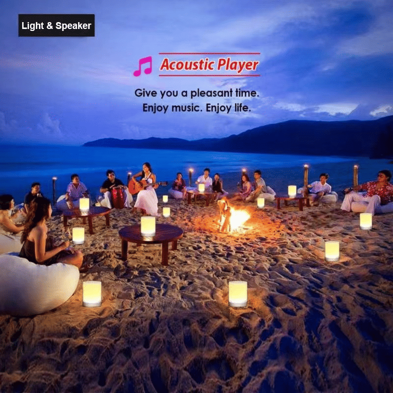 Y38 Smart Wake-Up Light, Touch Control, White Noise, 8 Alarm Bluetooth Speaker