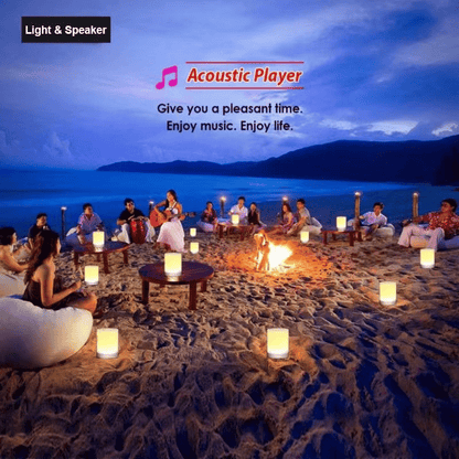 Y38 Smart Wake-Up Light, Touch Control, White Noise, 8 Alarm Bluetooth Speaker