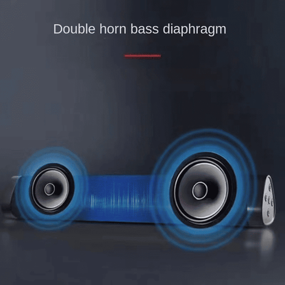 Y23 A500 Wireless Bluetooth Soundbar Speaker for TV, Computer, Dual Stereo