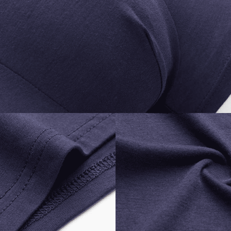 Freyr Men's 4-Pack Comfortable Breathable Mid-Waist Polyester Spandex Boxer Briefs