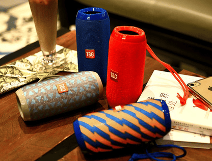 TG117 Portable Bluetooth Speaker Hi-Fi Wireless Loudspeaker with USB/TF Card Support