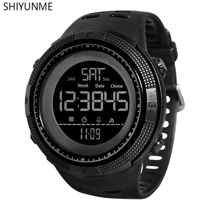 Men's Multifunction LED Digital Sport Watch - Waterproof Chronograph Alarm