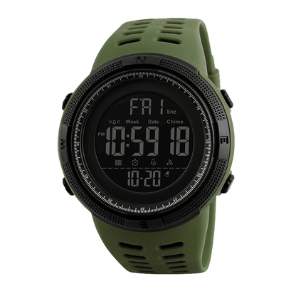 Men's Multifunction LED Digital Sport Watch - Waterproof Chronograph Alarm