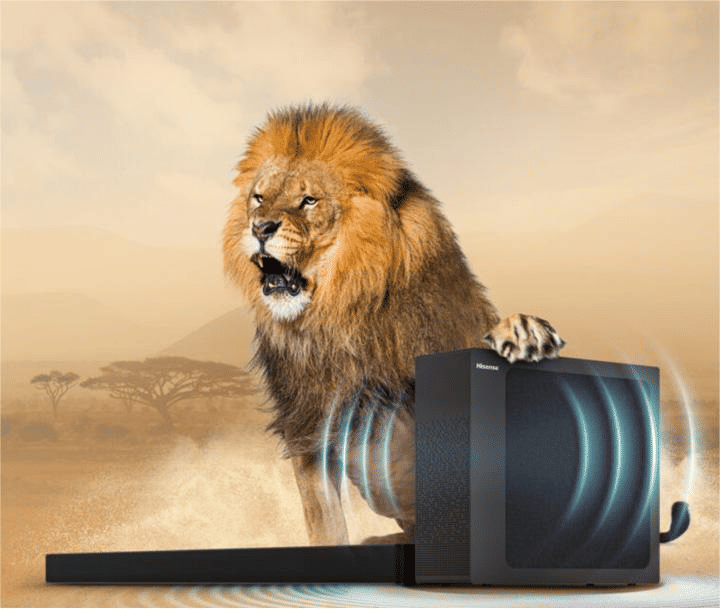 Hisense HS2100 2.1CH Soundbar with Wireless Subwoofer, Bluetooth Speaker, Remote