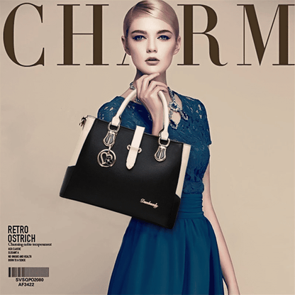 Elegant Classic Ladies Handbag – Premium PU Leather Shoulder Tote Bag