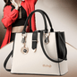 Elegant Classic Ladies Handbag – Premium PU Leather Shoulder Tote Bag