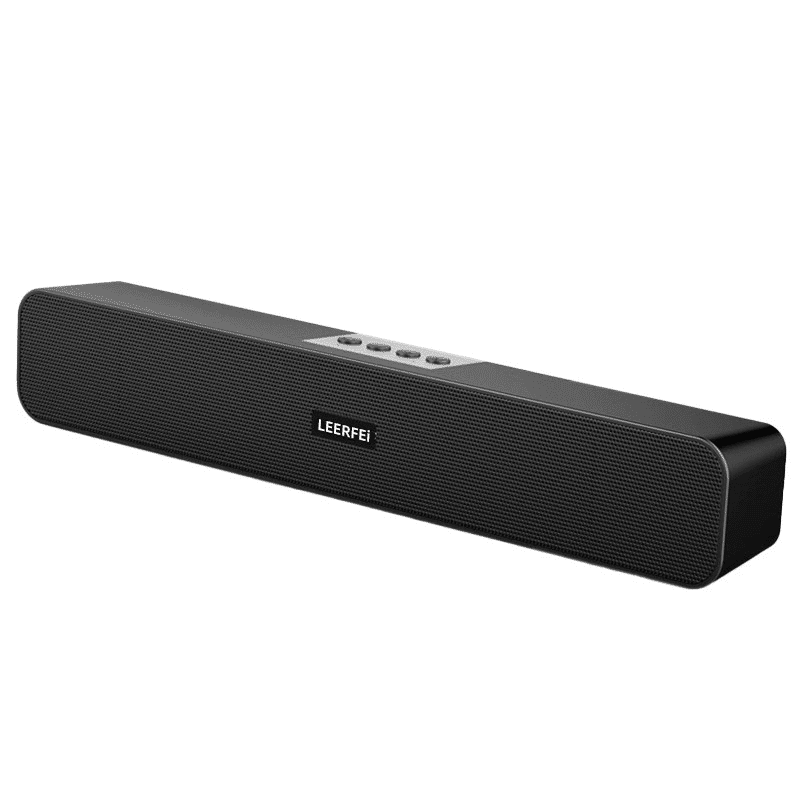 Premium Portable Bluetooth Sound Bar Speaker: Wireless Stereo System, Multi-Input Audio