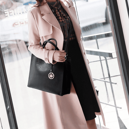 Versatile 3-Piece Women's PU Leather Handbag Set: Tote, Crossbody, Clutch