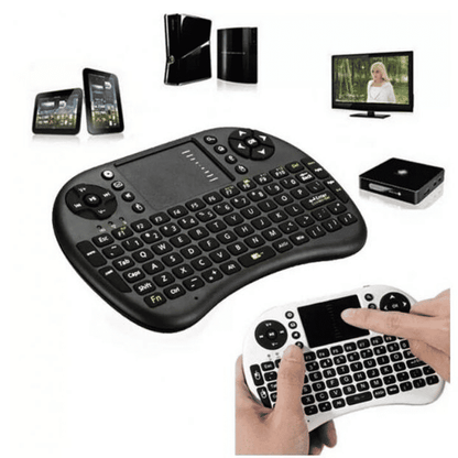 JC i8 USB Wireless Mini Keyboard with Touchpad, Bluetooth Air Mouse Remote