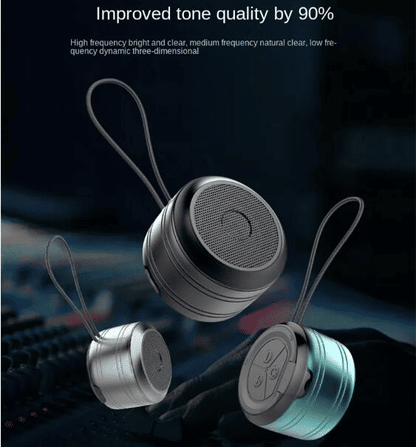 JC A2 Portable Bluetooth Speaker: Super Volume, Wireless, Metal, Call Mic