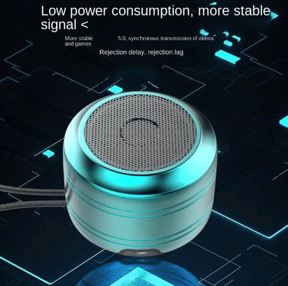 JC A2 Portable Bluetooth Speaker: Super Volume, Wireless, Metal, Call Mic