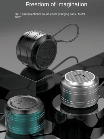 JC A2 Portable Bluetooth Speaker: Super Volume, Wireless, Metal, Call Mic