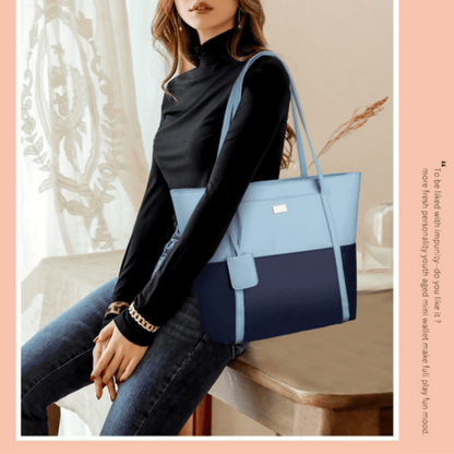 CALLA Premium PU Leather Large Capacity Tote Shoulder Bag for Women