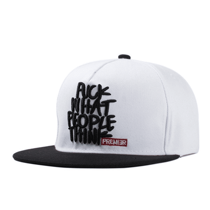 Unisex Fashion Snapback Baseball Cap: Flat-Brimmed Hip-Hop Street Style Hat