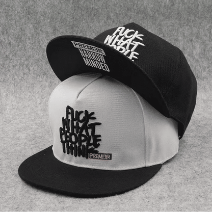 Unisex Fashion Snapback Baseball Cap: Flat-Brimmed Hip-Hop Street Style Hat